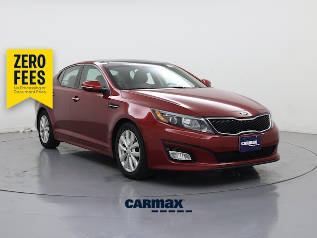 Red 2015 Kia Optima Sedan Front-Wheel Drive Automatic