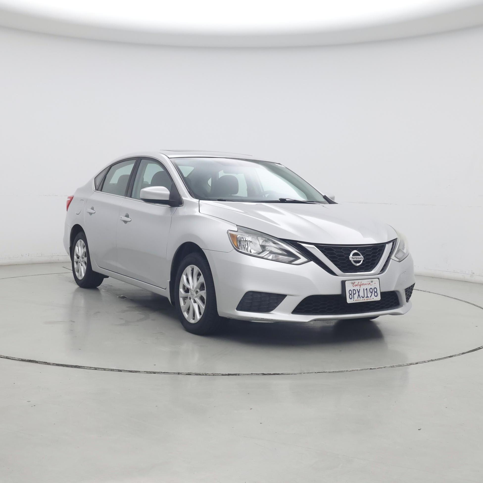 Silver 2017 Nissan Sentra Sedan Front-Wheel Drive Automatic