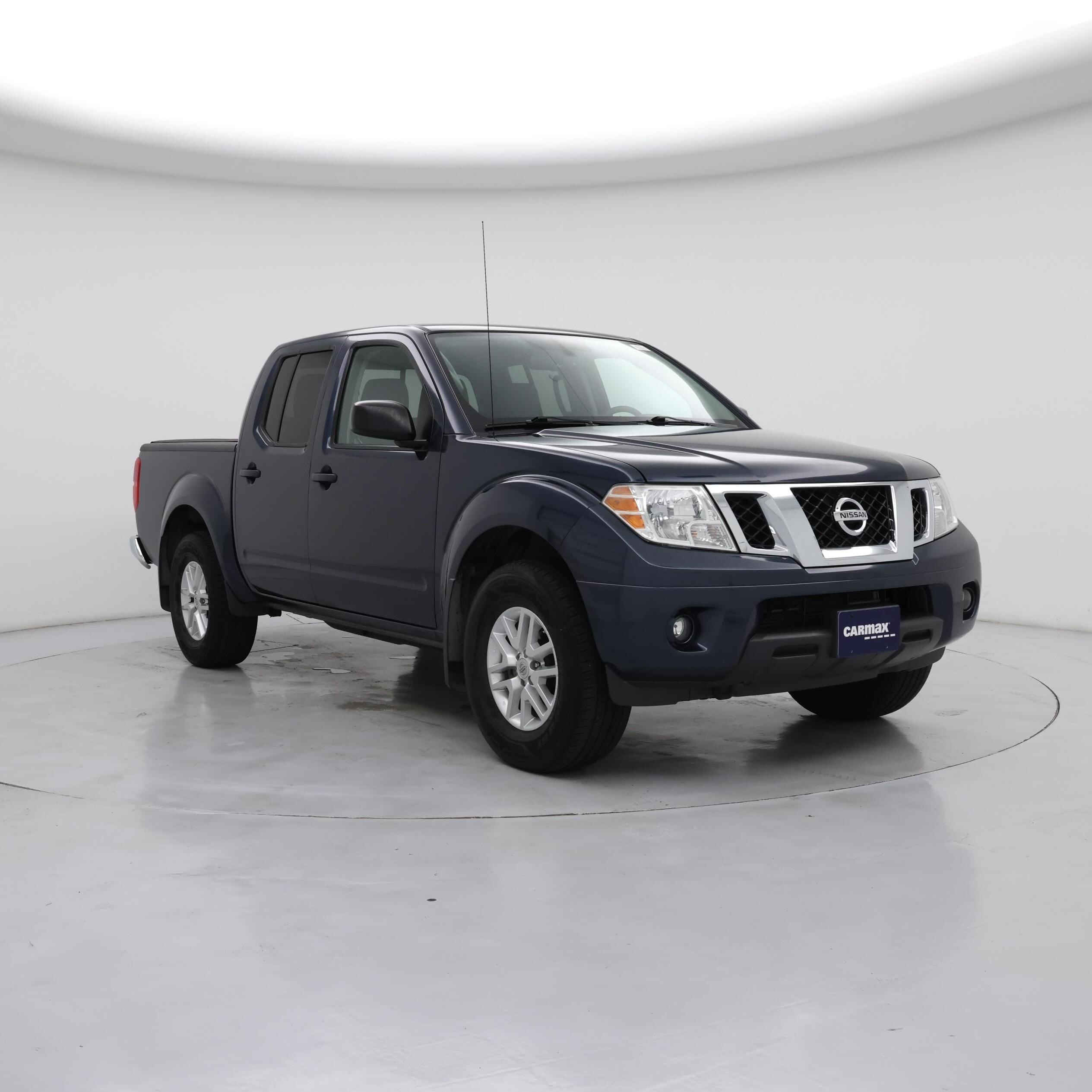 Blue 2019 Nissan Frontier Pickup Truck Four-Wheel Drive Automatic