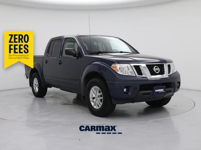 Blue 2019 Nissan Frontier Pickup Truck Four-Wheel Drive Automatic