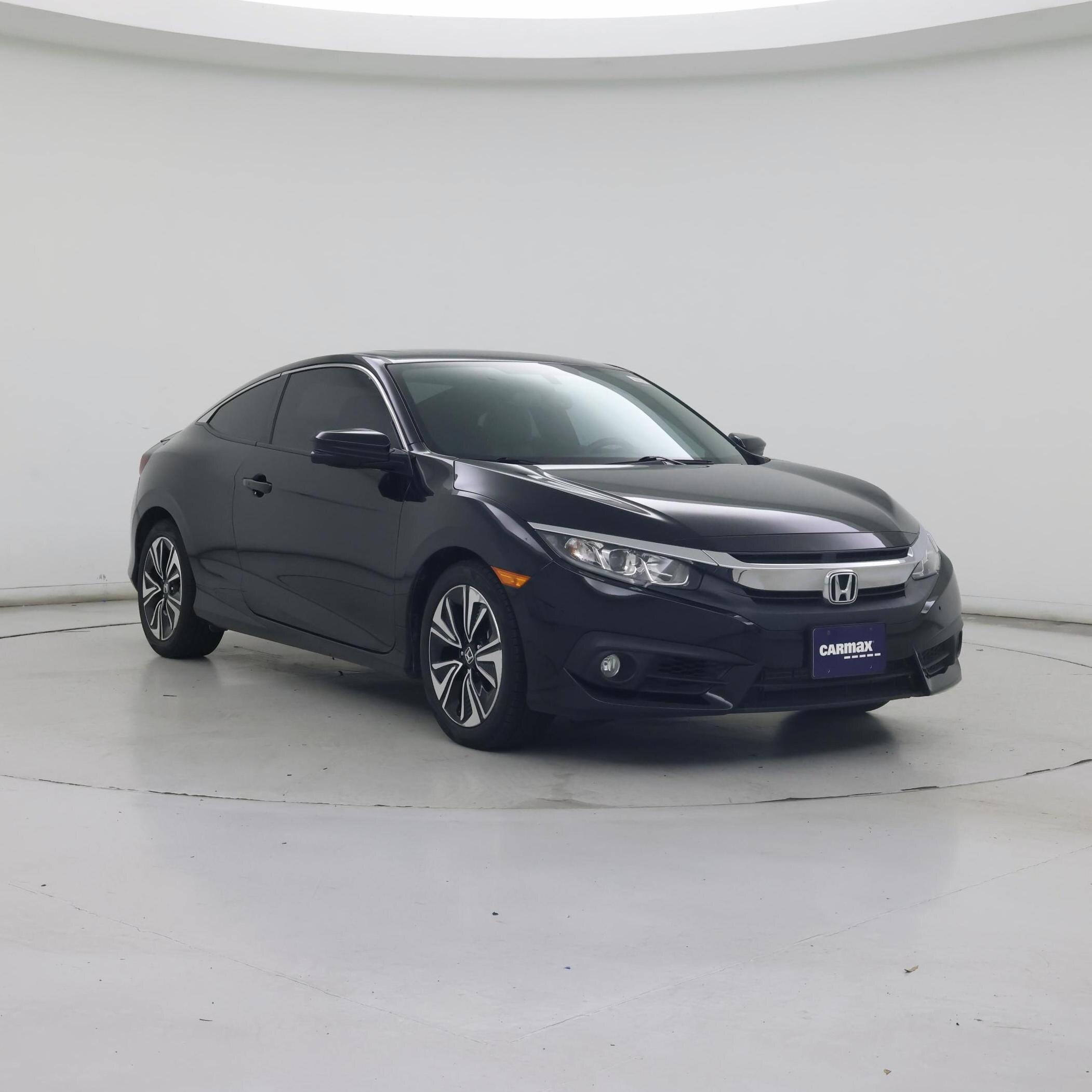Black 2018 Honda Civic Coupe Coupe Front-Wheel Drive Automatic
