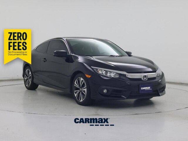 Black 2018 Honda Civic Coupe Coupe Front-Wheel Drive Automatic