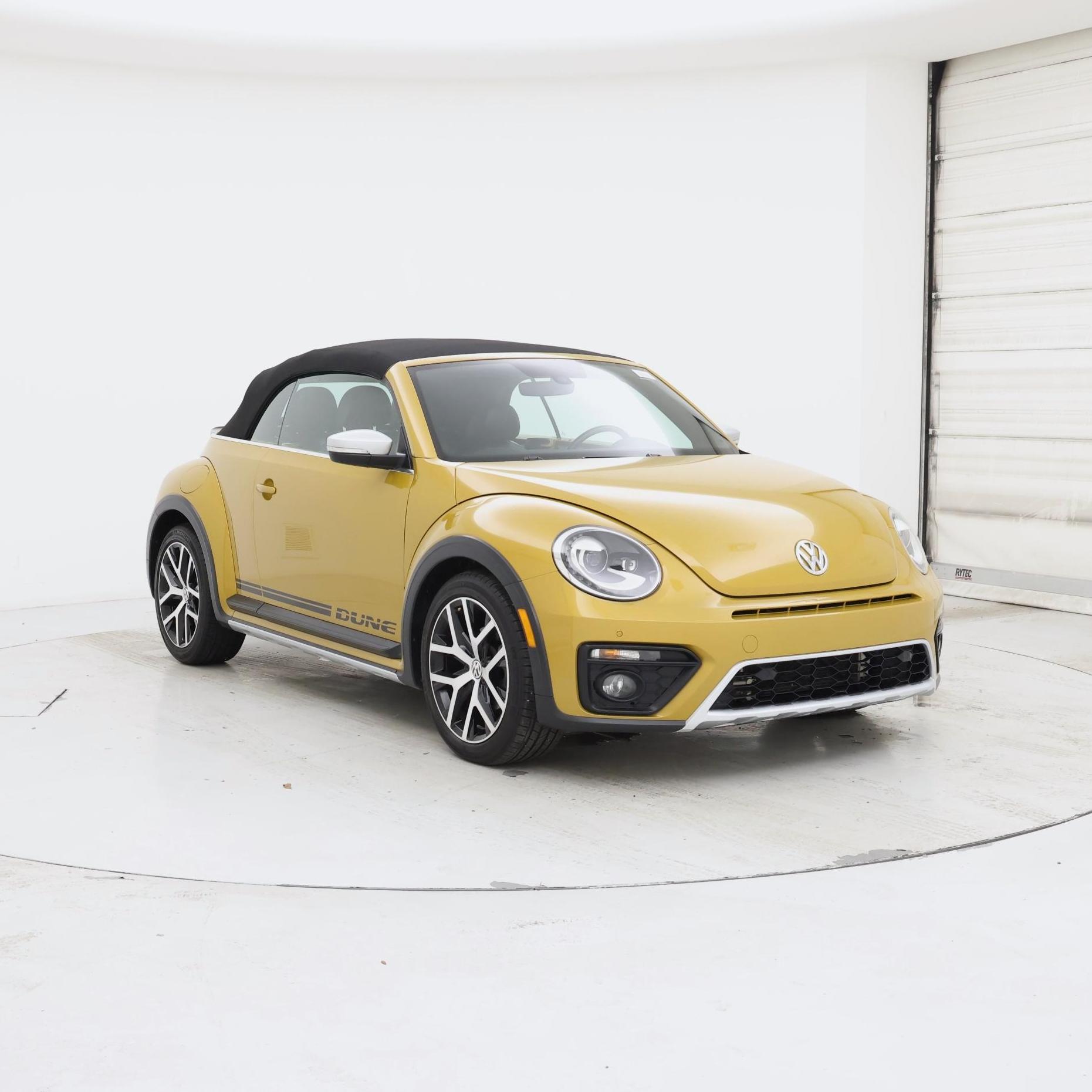 Gold 2017 Volkswagen Beetle Convertible Front-Wheel Drive Automatic