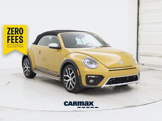 Gold 2017 Volkswagen Beetle Convertible Front-Wheel Drive Automatic