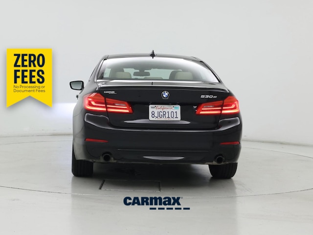 Black 2019 BMW 5 Series Sedan Rear-Wheel Drive Automatic