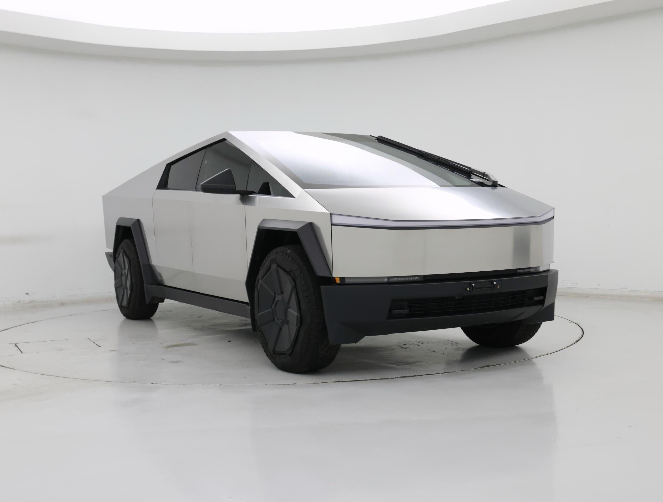 Gray 2024 Tesla Cybertruck Pickup Truck All-Wheel Drive Automatic