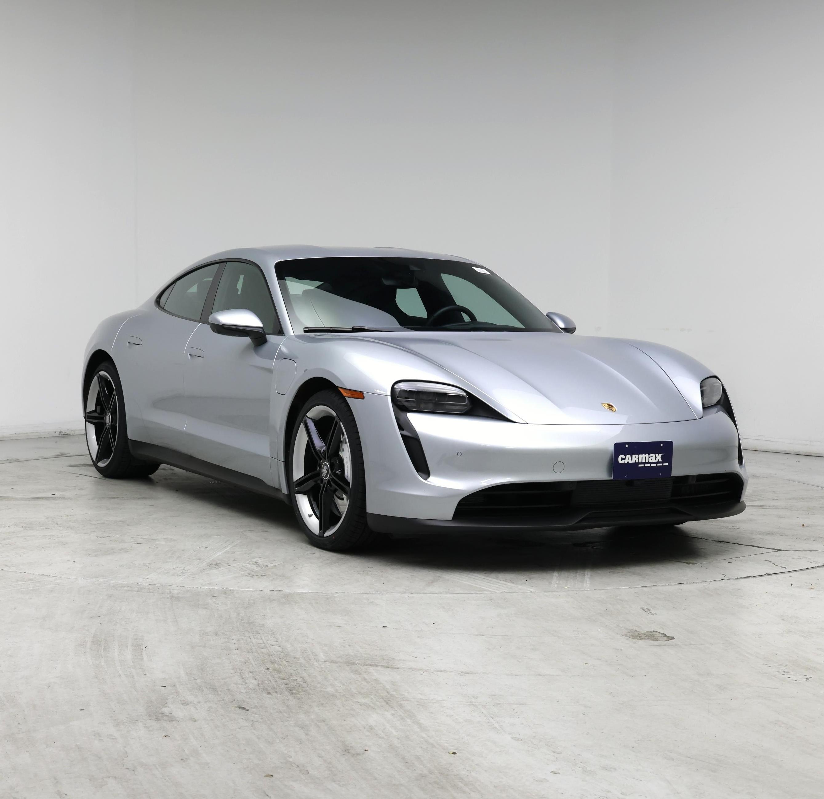 Silver 2022 Porsche Taycan Sedan Rear-Wheel Drive Automatic
