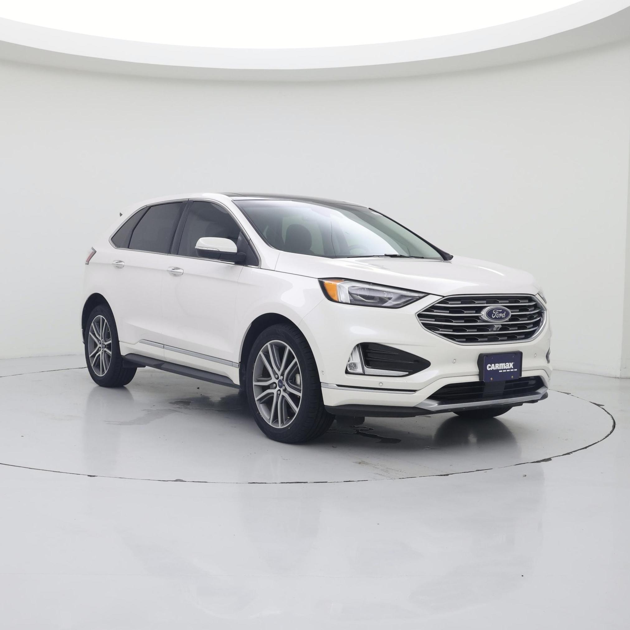 White 2019 Ford Edge SUV / Crossover Front-Wheel Drive Automatic