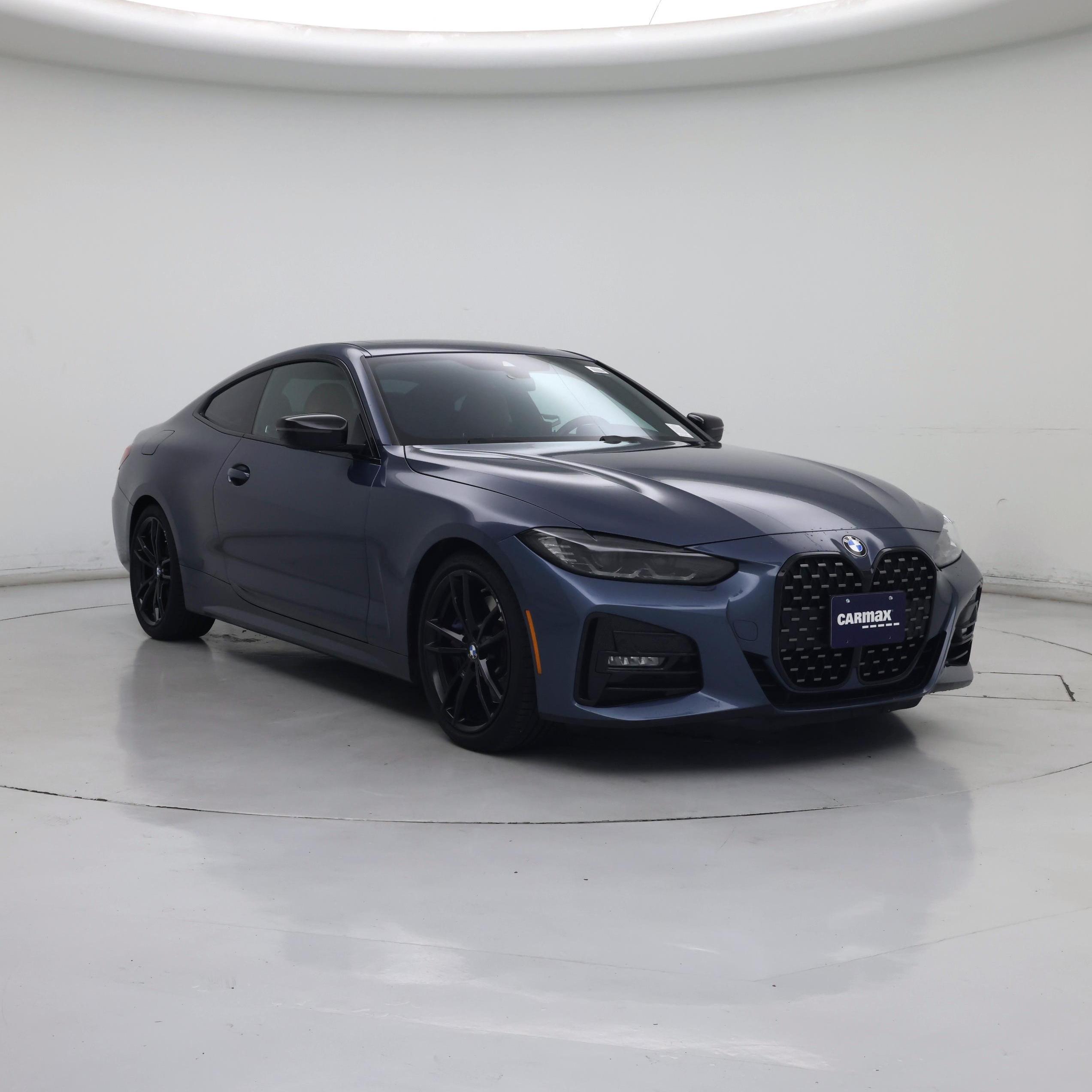 Blue 2022 BMW 4 Series Coupe Rear-Wheel Drive Automatic