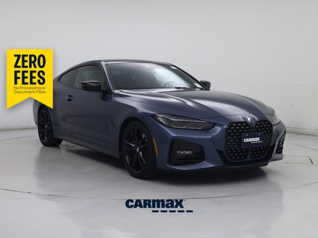 Blue 2022 BMW 4 Series Coupe Rear-Wheel Drive Automatic