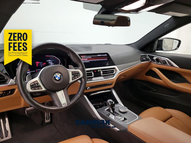 Blue 2022 BMW 4 Series Coupe Rear-Wheel Drive Automatic