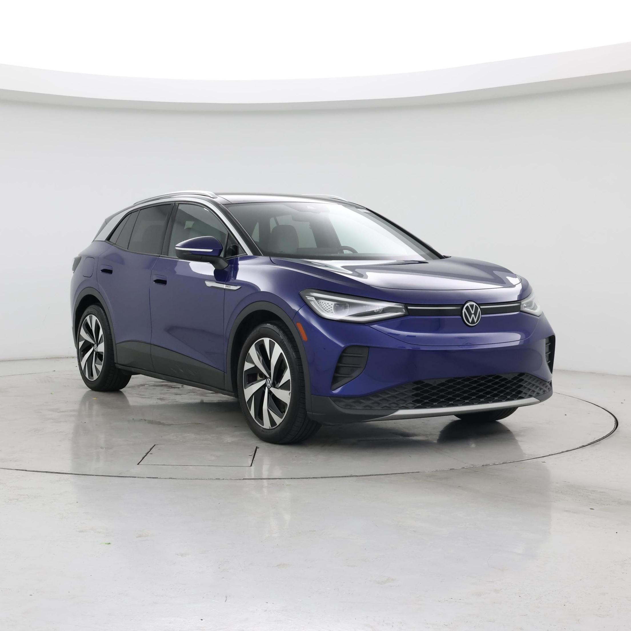 Blue 2021 Volkswagen ID.4 SUV / Crossover Rear-Wheel Drive Automatic