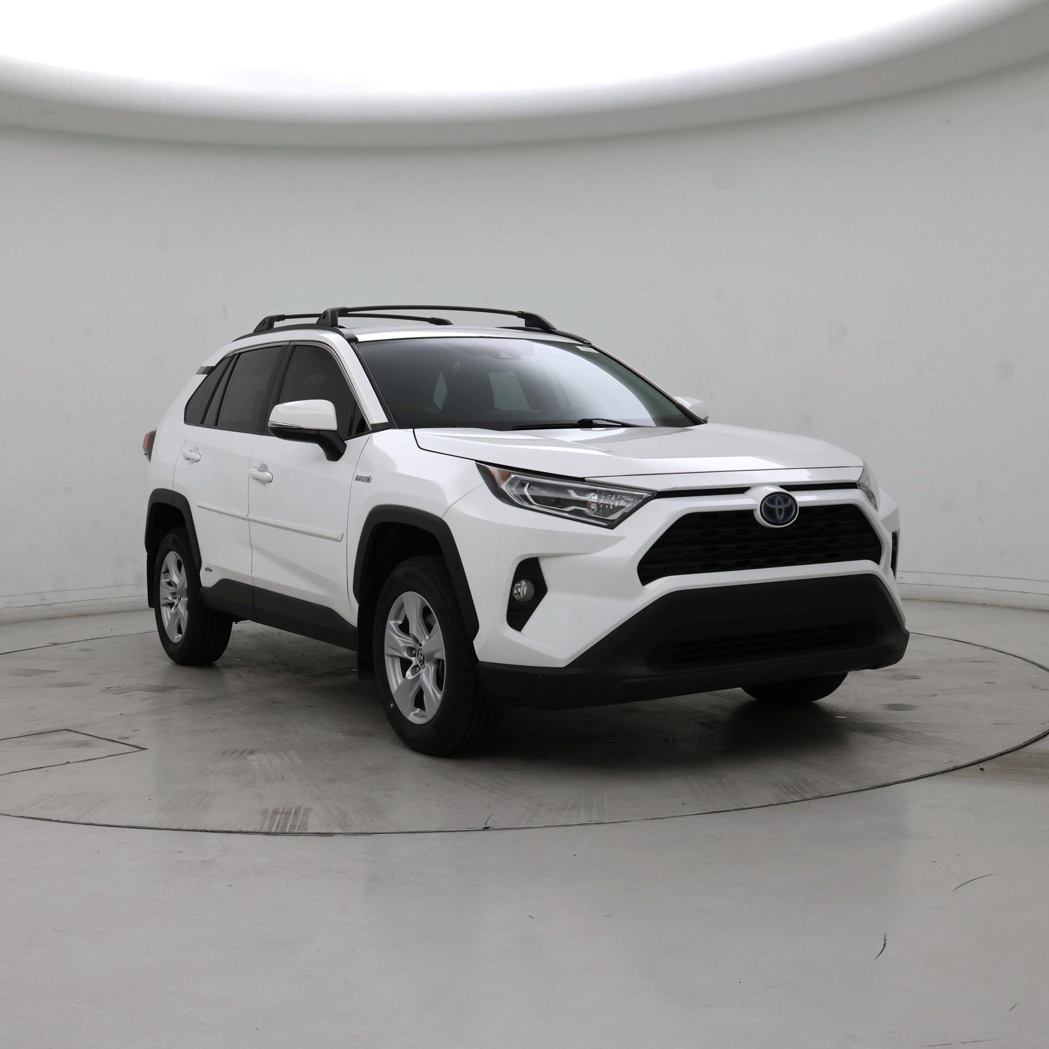 White 2021 Toyota RAV4 Hybrid SUV / Crossover All-Wheel Drive Automatic