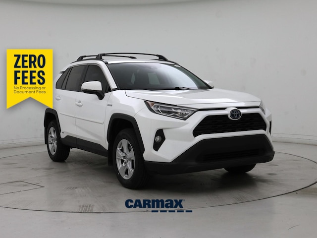 White 2021 Toyota RAV4 Hybrid SUV / Crossover All-Wheel Drive Automatic