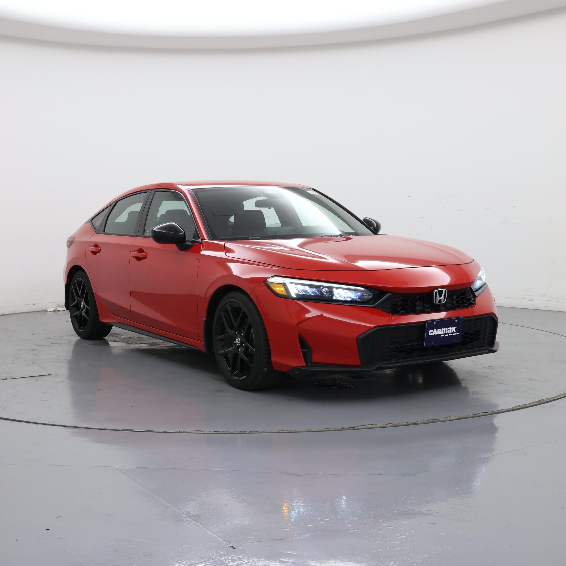 Red 2026 Honda Civic Hatchback Hatchback Front-Wheel Drive Automatic