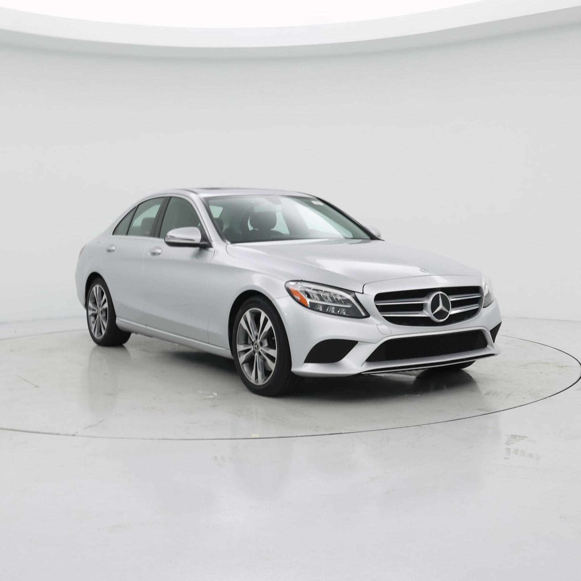 Gray 2020 Mercedes-Benz C-Class Sedan Rear-Wheel Drive Automatic