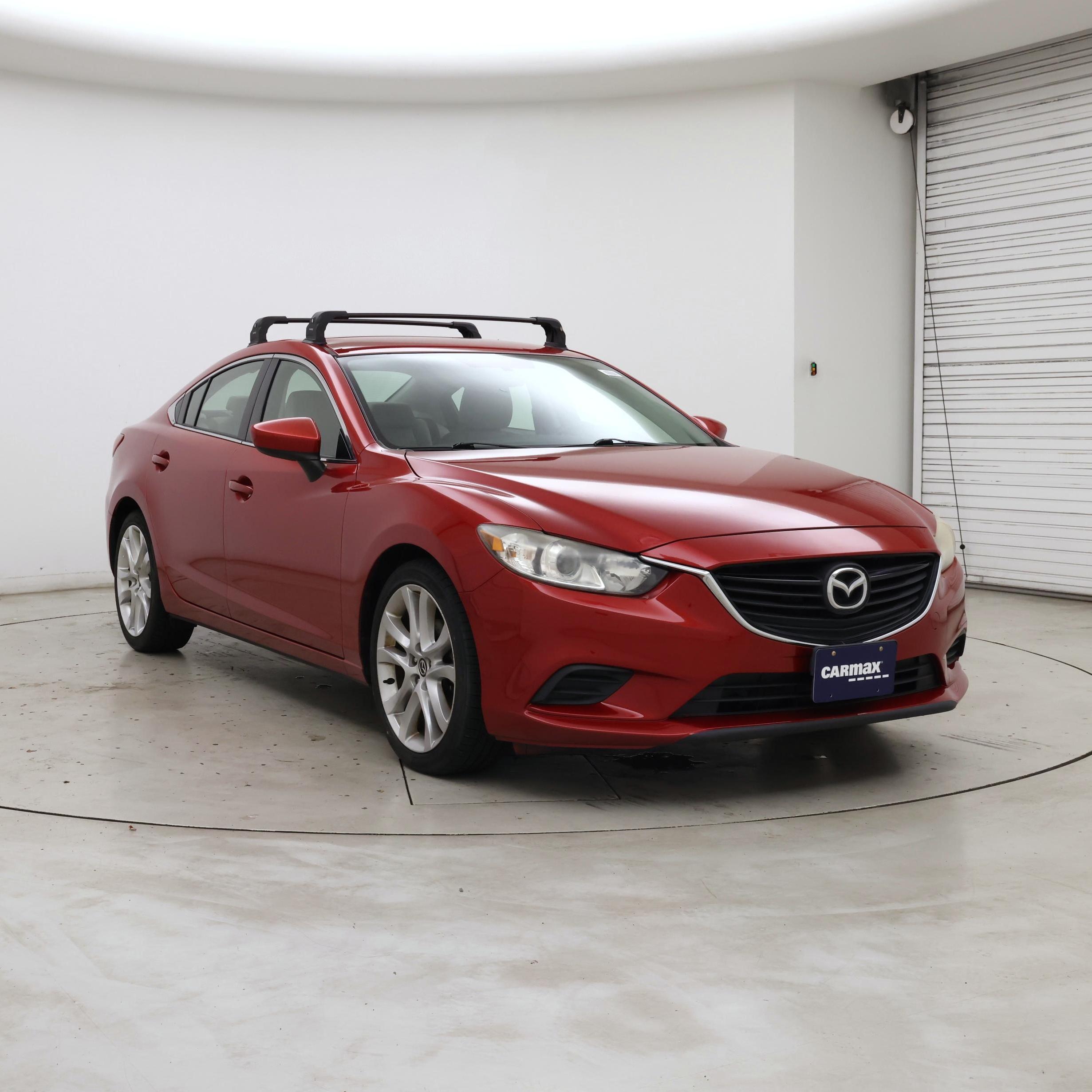 Red 2014 Mazda MAZDA6 Sedan Front-Wheel Drive Manual