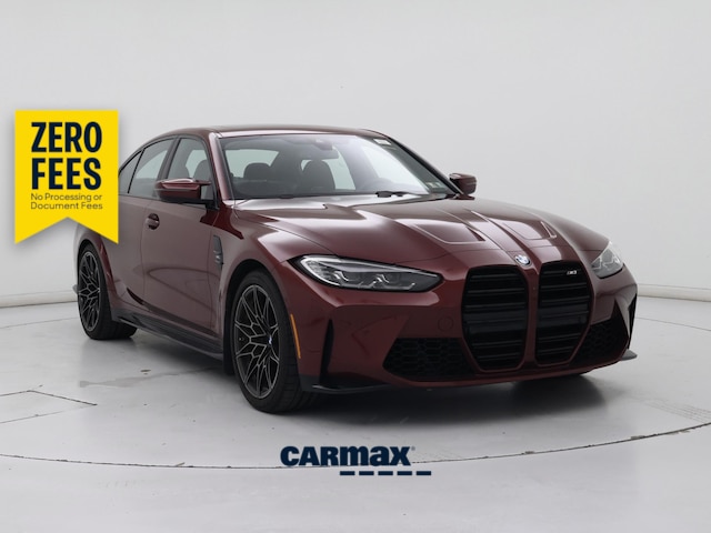 Red (Burgundy) 2022 BMW M3 Sedan Rear-Wheel Drive Manual