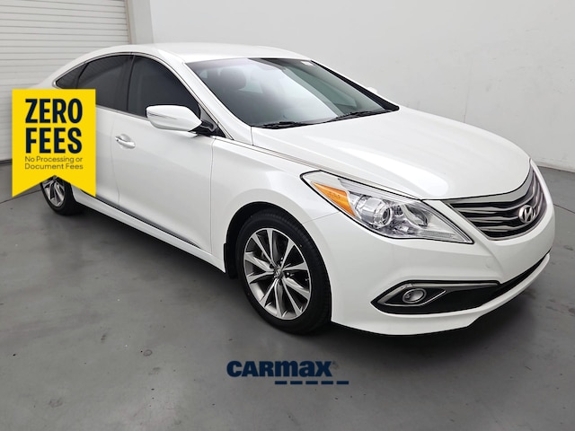 White 2017 Hyundai Azera Sedan Front-Wheel Drive Automatic
