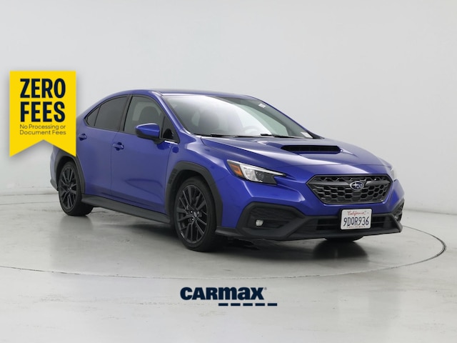 Blue 2022 Subaru WRX Sedan All-Wheel Drive Manual