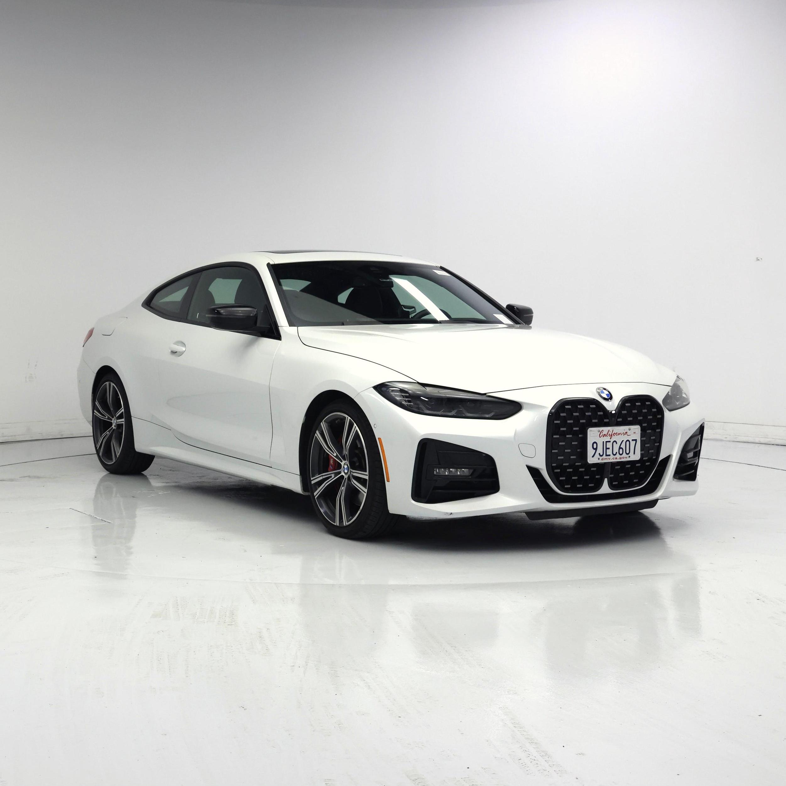 White 2024 BMW 4 Series Coupe Rear-Wheel Drive Automatic