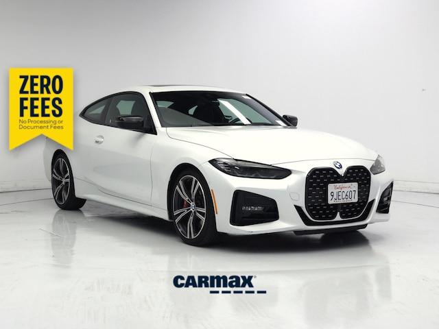 White 2024 BMW 4 Series Coupe Rear-Wheel Drive Automatic