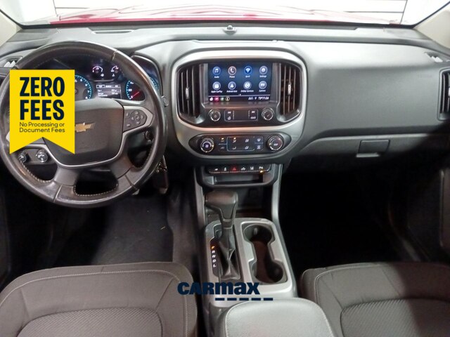 Red 2021 Chevrolet Colorado Pickup Truck Four-Wheel Drive Automatic