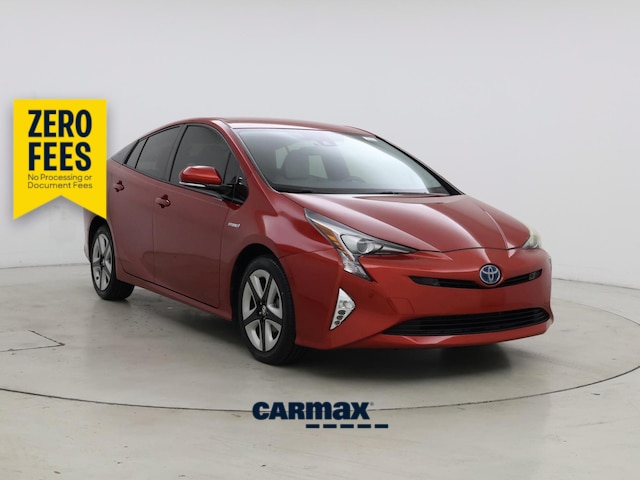 Red 2018 Toyota Prius Hatchback Front-Wheel Drive Automatic