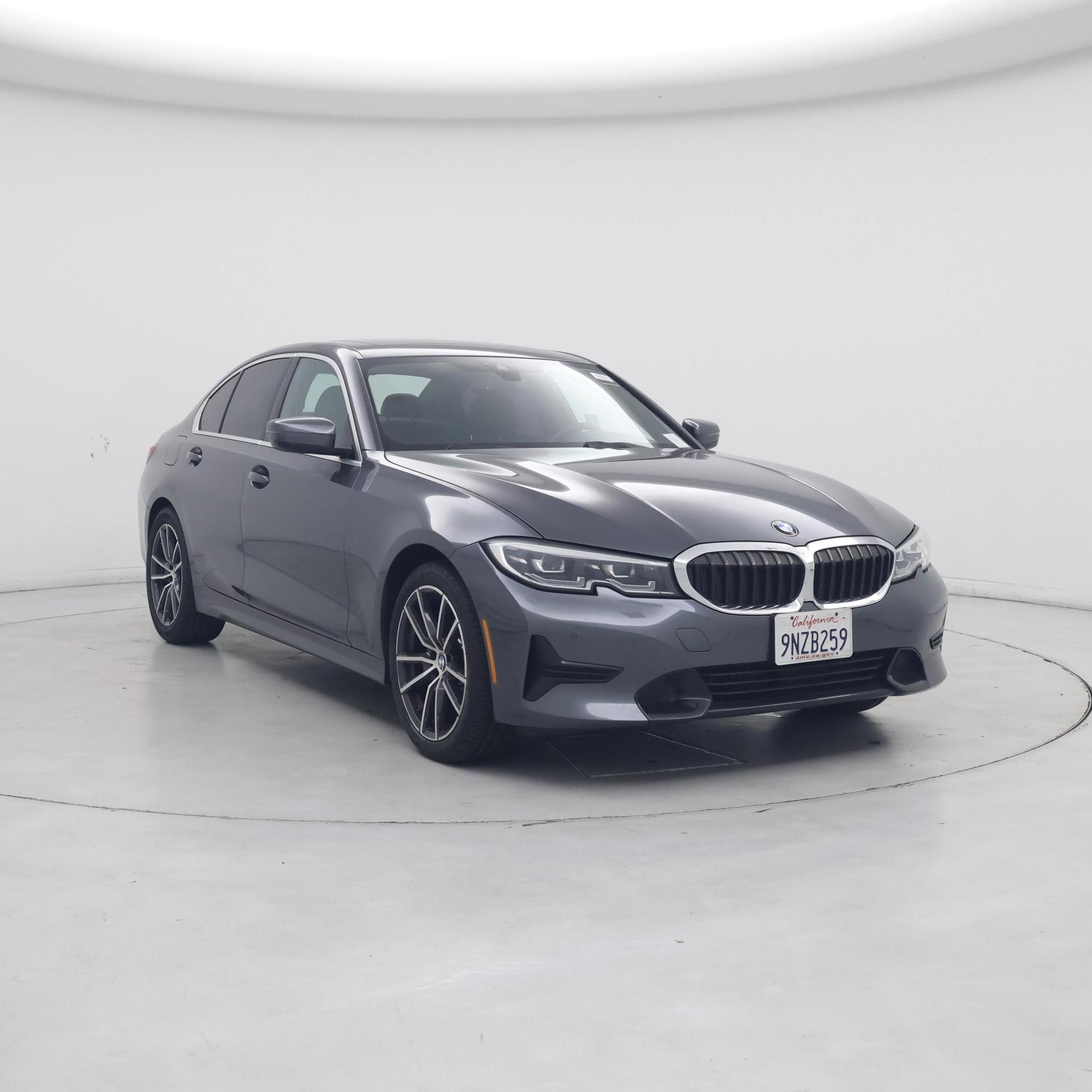 Gray 2021 BMW 3 Series Sedan Rear-Wheel Drive Automatic
