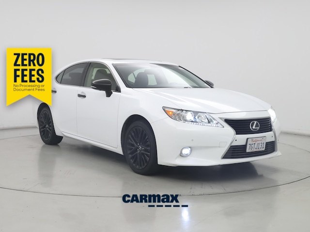 White 2015 Lexus ES Sedan Front-Wheel Drive Automatic