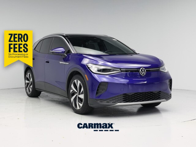 Blue 2021 Volkswagen ID.4 SUV / Crossover Rear-Wheel Drive Automatic