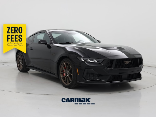 Black 2024 Ford Mustang Coupe Rear-Wheel Drive Automatic