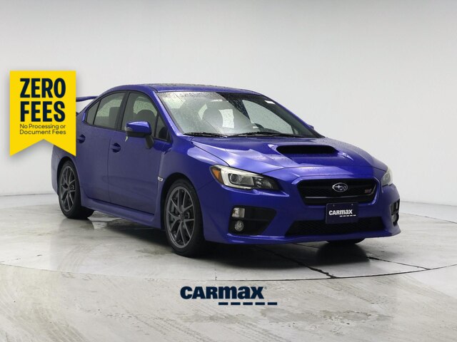 Blue 2016 Subaru WRX STI Sedan All-Wheel Drive Manual