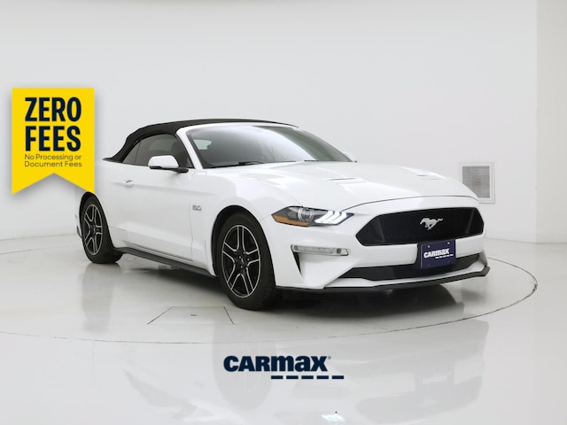 White 2019 Ford Mustang Convertible Rear-Wheel Drive Automatic
