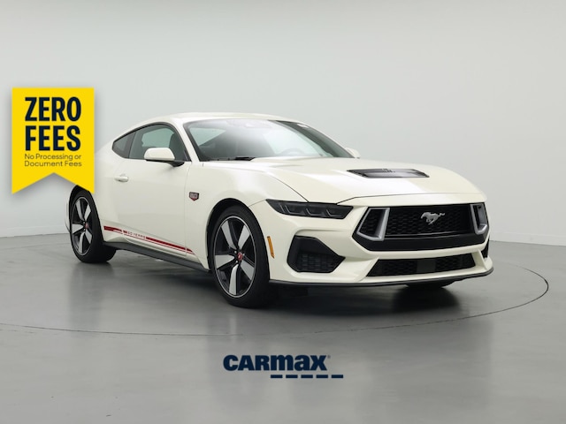 White 2025 Ford Mustang Coupe Rear-Wheel Drive Manual