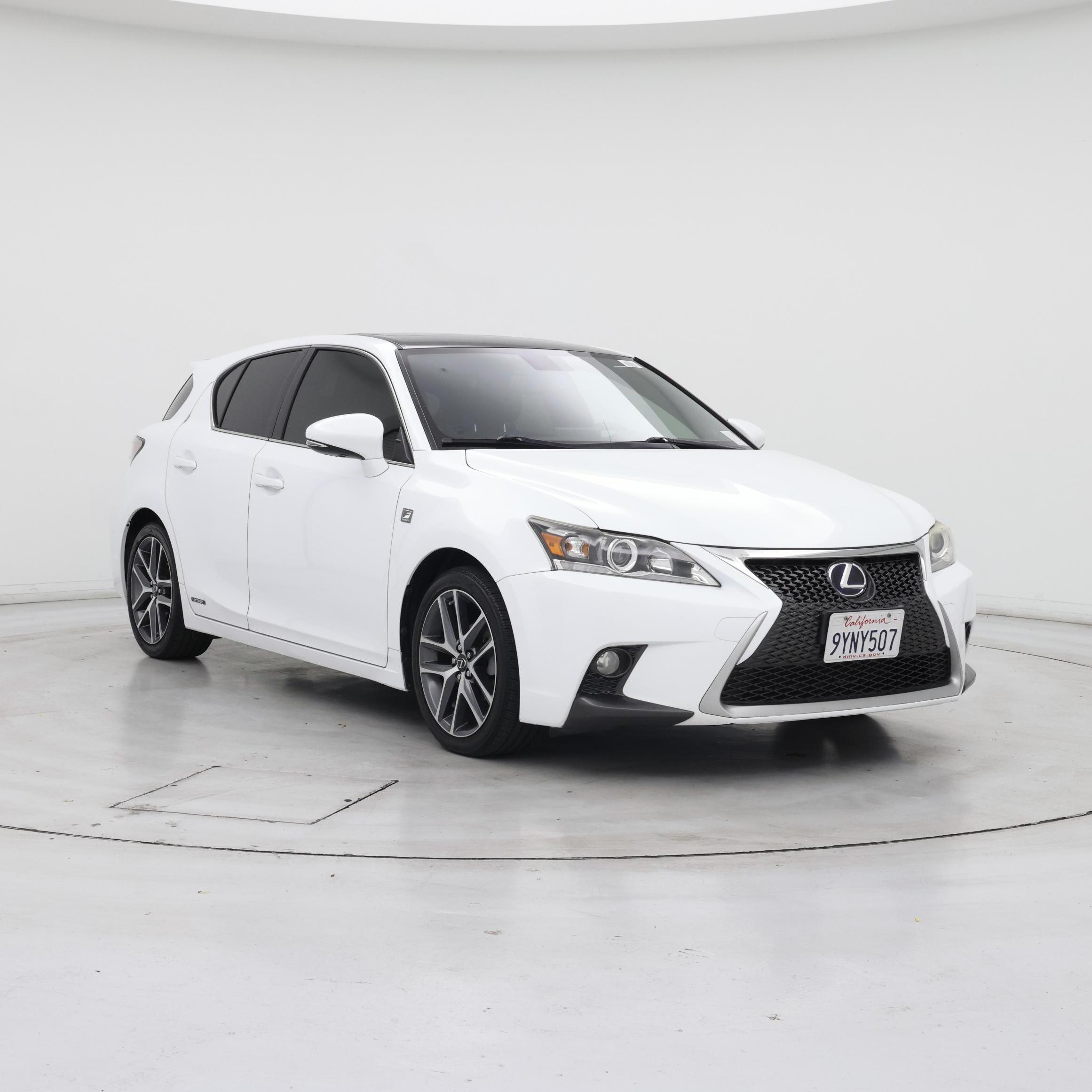 White 2015 Lexus CT Hybrid Wagon Front-Wheel Drive Automatic