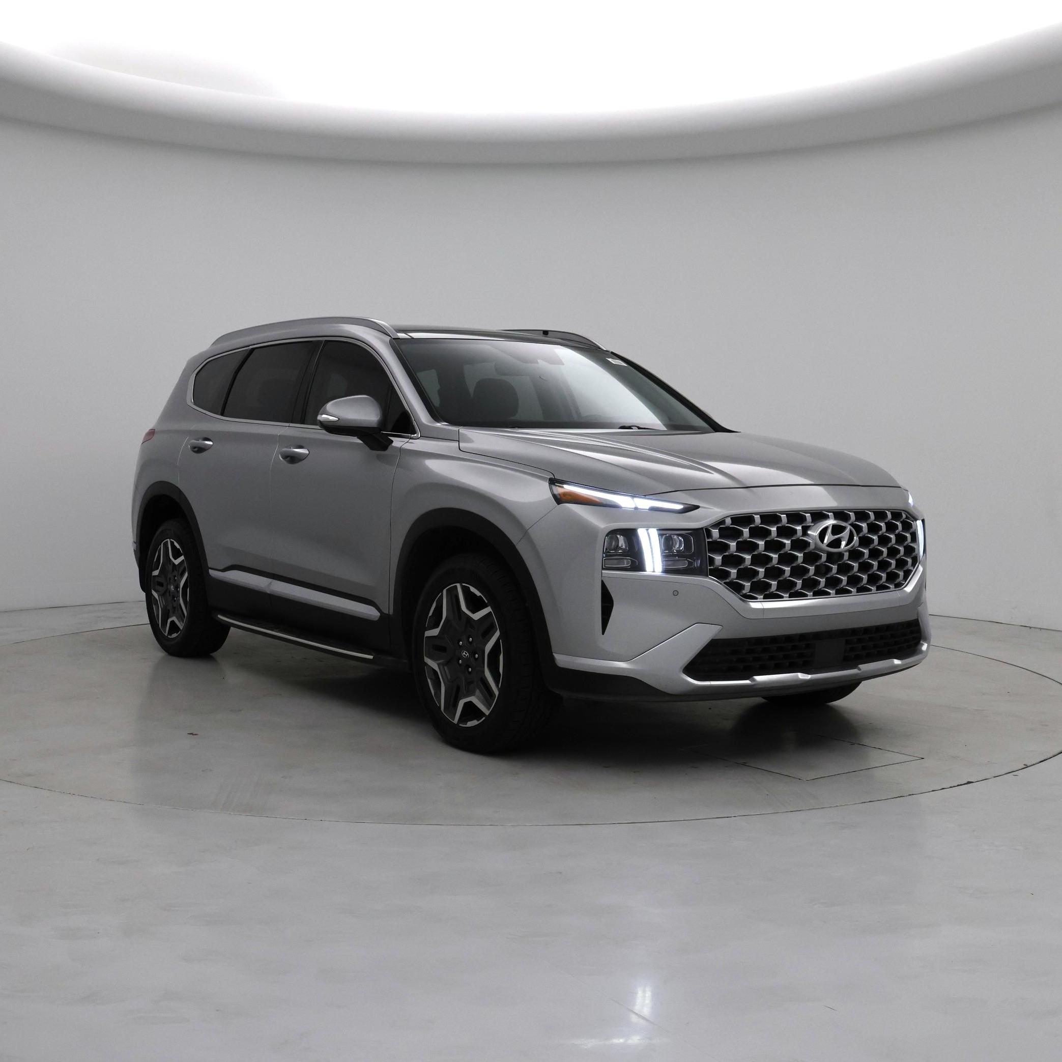 Silver 2021 Hyundai Santa Fe SUV / Crossover All-Wheel Drive Automatic