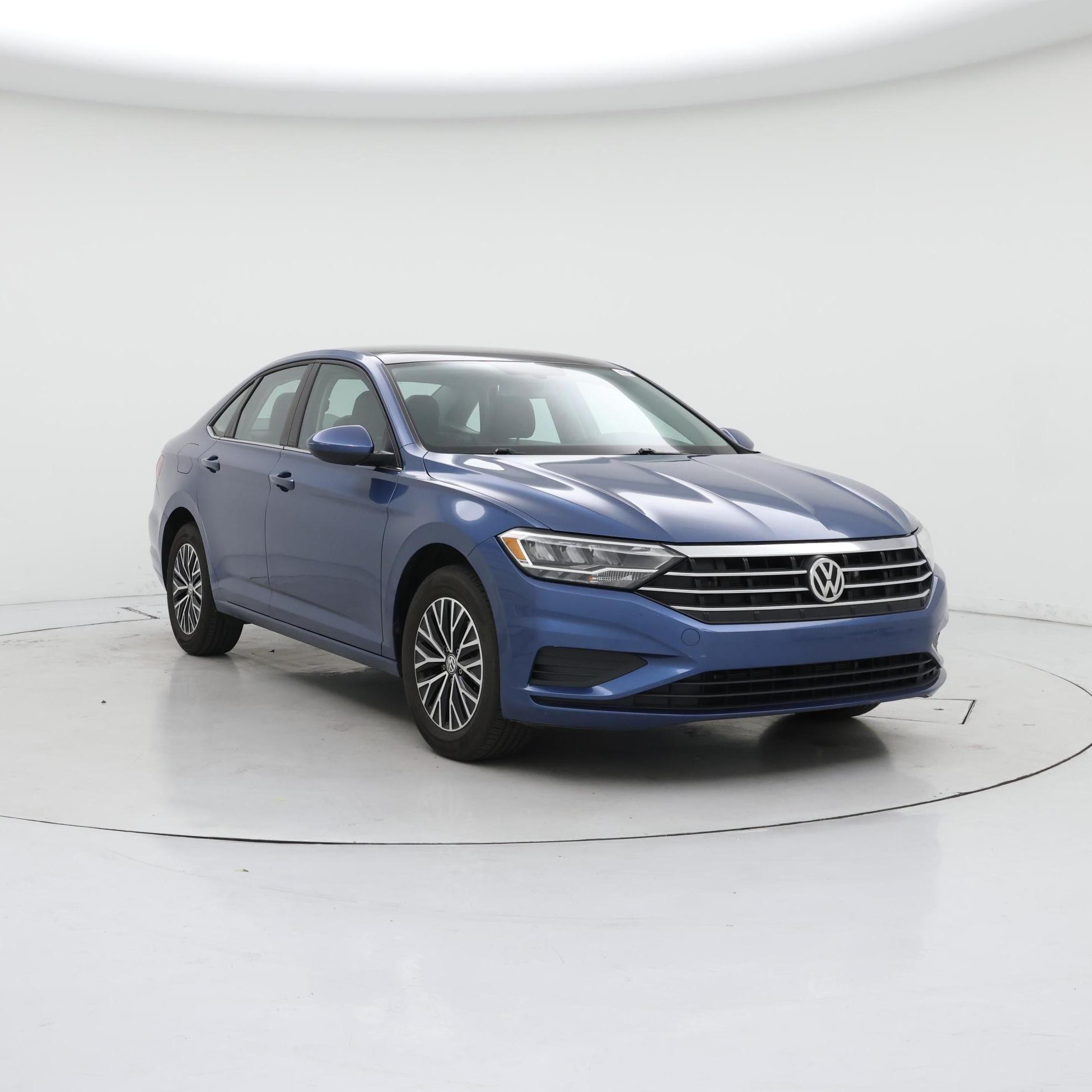 Blue 2021 Volkswagen Jetta Sedan Front-Wheel Drive Automatic