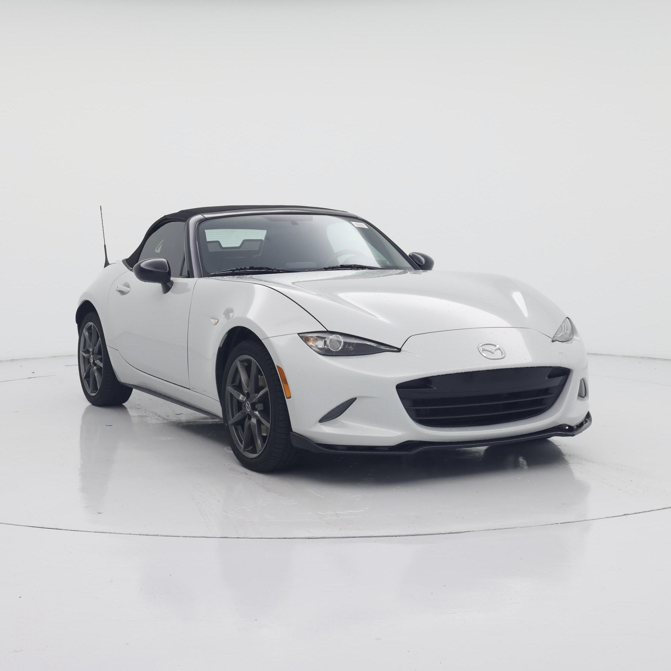 Gray 2016 Mazda MX-5 Miata Convertible Rear-Wheel Drive Automatic