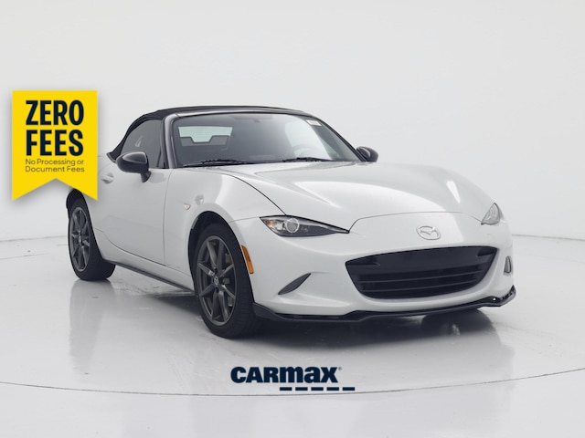 Gray 2016 Mazda MX-5 Miata Convertible Rear-Wheel Drive Automatic