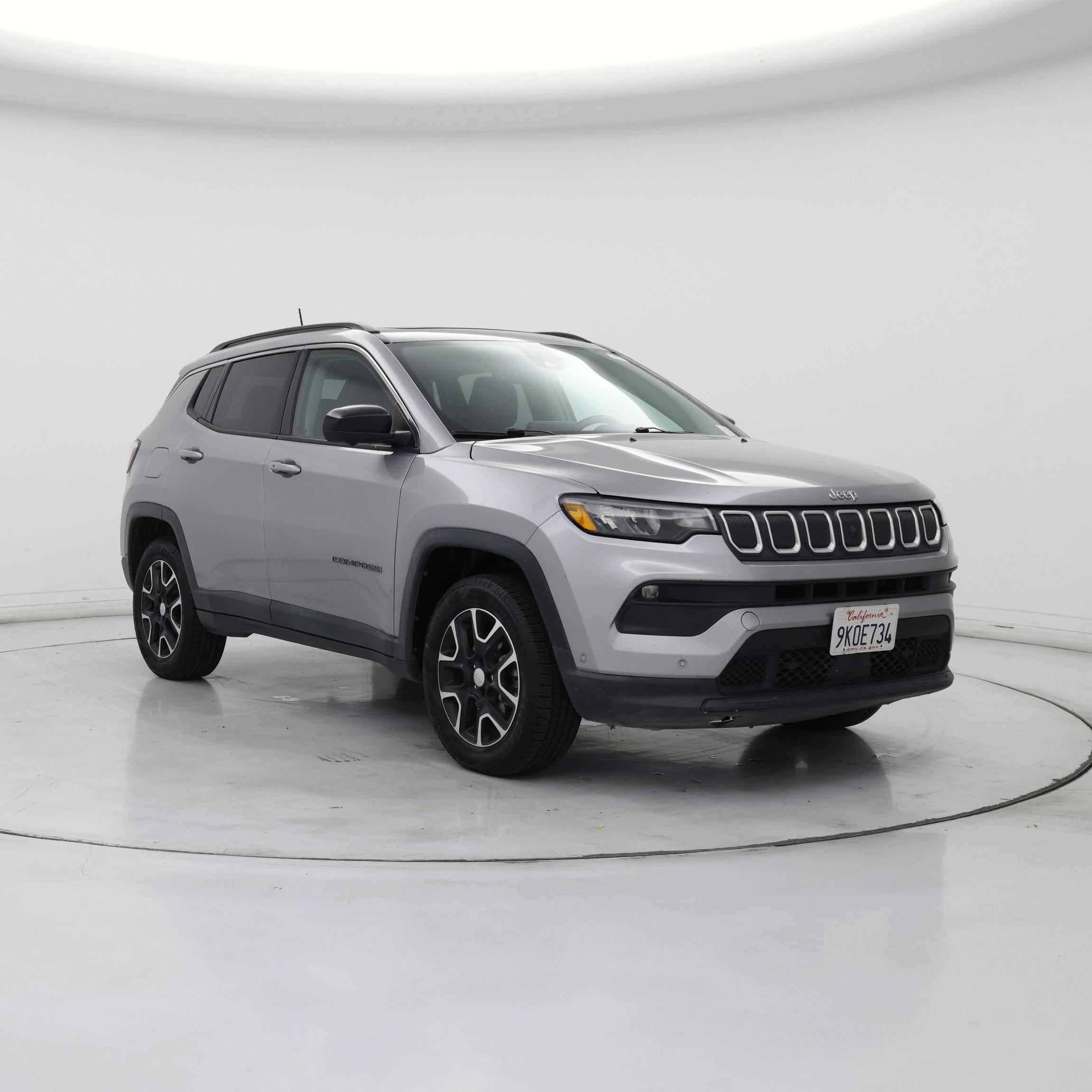 Silver 2022 Jeep Compass SUV / Crossover Four-Wheel Drive Automatic