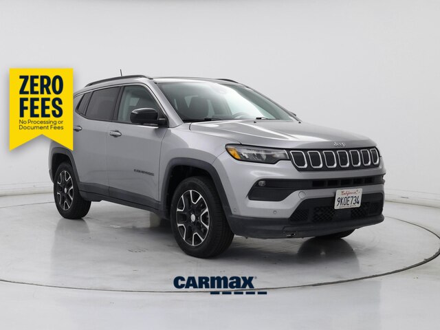 Silver 2022 Jeep Compass SUV / Crossover Four-Wheel Drive Automatic