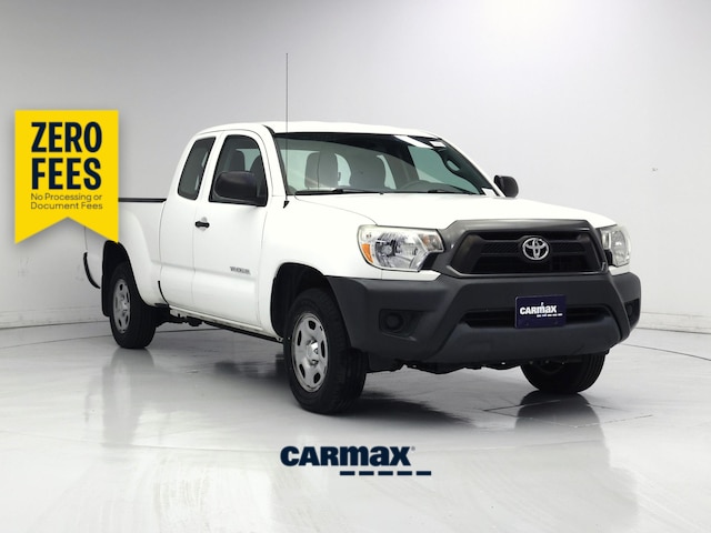 White 2015 Toyota Tacoma Pickup Truck Automatic