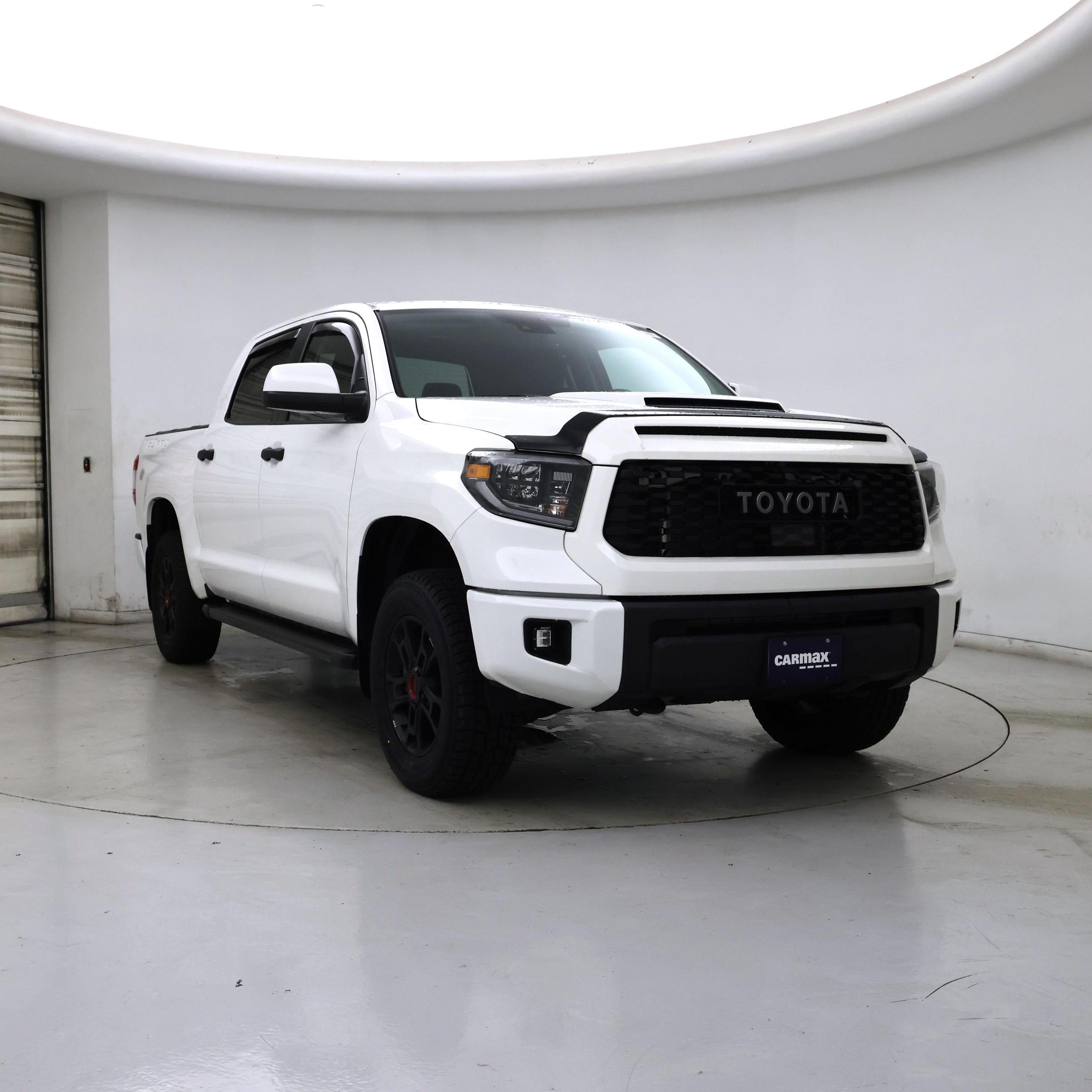 White 2021 Toyota Tundra Pickup Truck Four-Wheel Drive Automatic