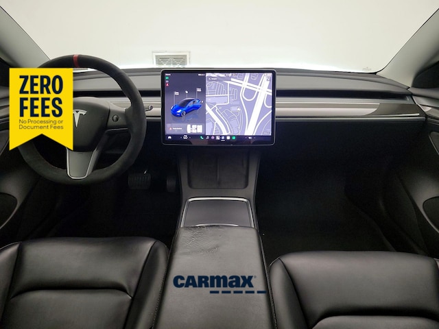 Blue 2022 Tesla Model 3 Sedan Rear-Wheel Drive Automatic
