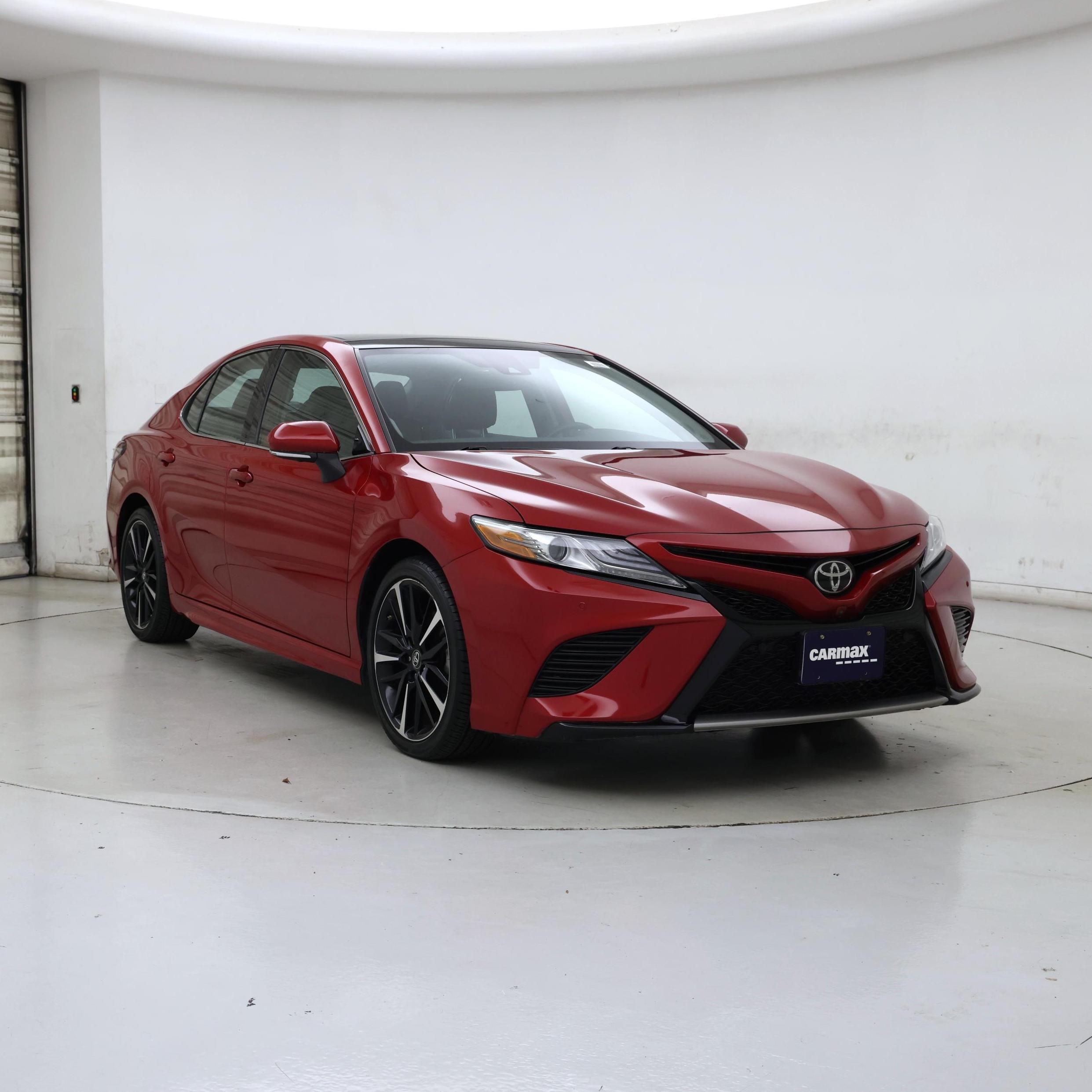 Red 2019 Toyota Camry Sedan Front-Wheel Drive Automatic