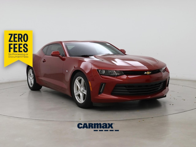 Red 2018 Chevrolet Camaro Coupe Rear-Wheel Drive Automatic