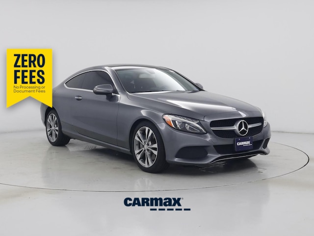Gray 2017 Mercedes-Benz C-Class Coupe All-Wheel Drive Automatic