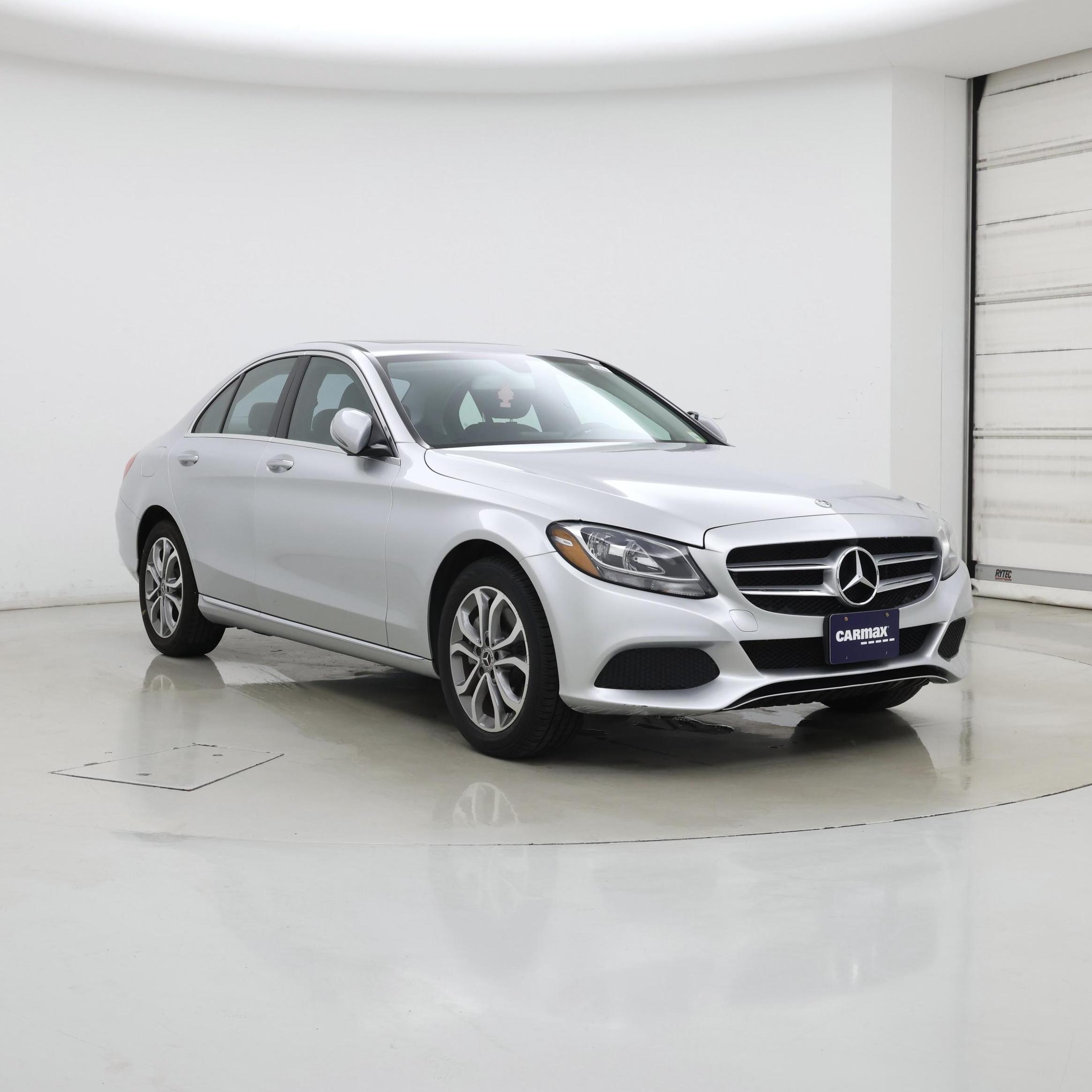 Silver 2018 Mercedes-Benz C-Class Sedan All-Wheel Drive Automatic