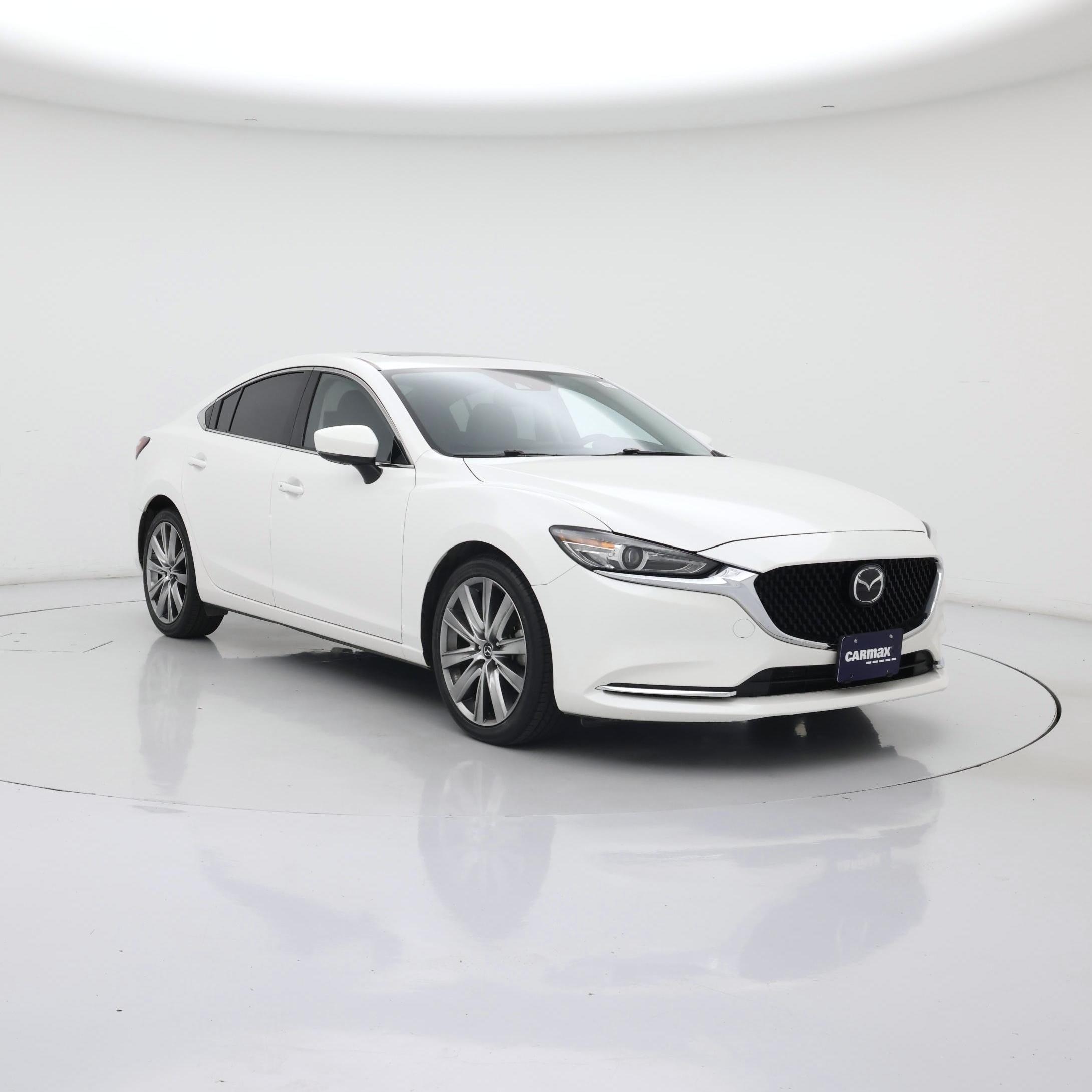 White 2021 Mazda MAZDA6 Sedan Front-Wheel Drive Automatic